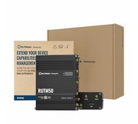 Teltonika RUTM50 WiFi Router Dual SIM Card Slot - 5G Ultra High Speeds Up to 3.4 Gbps - Auto Failover with SA & NSA 5G Architecture Support - 4G Compatibility Wireless Router (TELRUTM50000000)