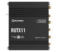 Teltonika RUTX11 Industrial Cellular Router, 4G LTE Cat 6, Dual SIM, Wi-Fi 5, Multiple VPNs, 4x Gigabit Ethernet Ports, GNSS
