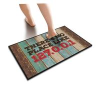 TELVORAN Door Mats Funny There’s No Place Like 127.0.0.1 Doormat Knock Before Entering Door Sign Gamers Accessories