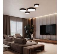 TEMAR LIGHTING Cleo 200 ceiling lamp, white, sensor, IP20, Ø 20 cm, E27