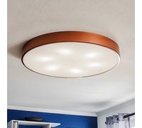 TEMAR LIGHTING Cleo 800 ceiling light, Ø 78 cm, copper