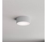 TEMAR LIGHTING Cleo ceiling light, Ø 20 cm, IP54, grey, metal, E27
