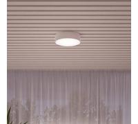 TEMAR LIGHTING Cleo ceiling light, Ø 50 cm, IP54, white, metal, E27