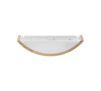 TEMAR LIGHTING Cleo D1DR410 wall light, oak wood, 41 cm long, E27