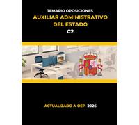 Temario oposiciones Auxiliar Administrativo del Estado: OEP 2026