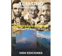 Temario oposiciones Geografía e Historia 2026: Volumen IV - Temas 55 al 72 (Geografía e Historia 2026 - Temario Oposiciones)