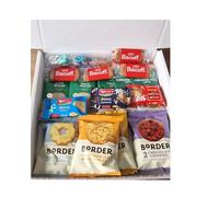 Temas Instant Coffee Gift Box For Men and Women - Beverage Gifts Set Hamper - Instant Coffee, Border biscuits, Chocolates, and Stirrer - Delights for All Occasions (coffee box A)