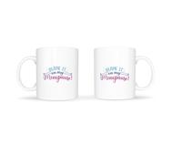 Temas Store Funny Menopause Mug - 11oz Ceramic Coffee Cup with Humorous Sayings | Hot Flush, Mood Swings & Menopause Gift for Women, Friends & Coworkers (Blame it on My Menopause - Coloured)
