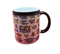 Temas Store Inspirational Daily Bible Affirmation Mug - Christian Scripture Gift Cup with Smash-Proof Box - Faith Encouragement Coffee Tea Drinkware (11 oz Color Changing)