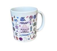 Temas Store Midwives Daily Affirmation Mug -11Oz Coffee Cup with Positive Quotes | Inspirational Gift for Midwives, Healthcare Workers & Students- Motivational Appreciation Mug
