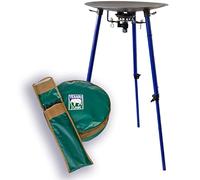 TEMBOTUSK The Original Skottle grill cooking system kit based on the South African braai pan or cowboy wok skillet style cooker, all packs in one carry bag.