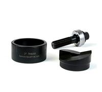 TEMCo TH0396-2" Conduit Hole Size Knockout Punch Unit with Manual Draw Stud - (2.42" - Actual Hole Size)