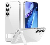 Temdan Designed for Samsung Galaxy S25 Plus Case, Built in Hidden Kickstand Military Grade Drop Protection Never Yellowing Slim Thin Phone Case for Galaxy S25 Plus Case 6.7"- Crystal Clear