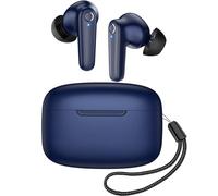 Temdan Wireless Ear Buds Bluetooth 5.3 60H Using Time Headphones Deep Bass Clear Call Earbuds with Built-in Mic Touch Control Lightweight Headsets for Studying Working Gaming, Blue