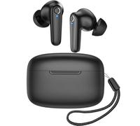 Temdan Wireless Ear Buds Bluetooth 5.3 60H Using Time Headphones Deep Bass Clear Call Earbuds with Built-in Mic Touch Control Lightweight Headsets for Studying Working Gaming, Black