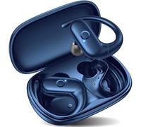 Temdan Wireless Earbuds Over-Ear Headphones Bluetooth 5.3 With Ear-Hooks Deep Bass Headsets Clear Call Ultralight earphones Up To 30H Use Time For Studying Workout Gaming,Blue