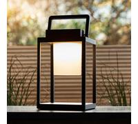 temecula aluminium rechargeable table lamp in matt black