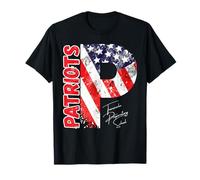 Temecula Preparatory School Patriots TPS USA Flag T-Prep T-Shirt