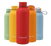 Temede Small Stainless Steel Insulated Water Bottle 350ml, Vacuum Flask BPA-Free, 12hrs Hot & 24hrs Cold Drinks, Thermal Metal Sports Bottles,Leakproof Double Wall Drinking for Kids,Gym,Running,Travel