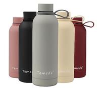 Temede Stainless Steel Insulated Water Bottle, Vacuum Flask BPA-Free, 12hrs Hot & 24hrs Cold Drinks,Thermal Metal Sports Bottles,Leakproof Double Wall Drinking for Kids,Gym,Running,Travel,750ml,Medium