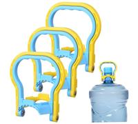 Temeemeg 3pcs Water Bottle Handle Heavy Duty 5 Gallon Water Jug Holder ideal for Single or Two Person Lift Anti Slip Waters Lifter ideal for Easy Carrying
