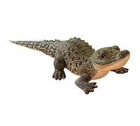 Temeemeg Alligator Plush Toy, 39.4 Inch Large Jumbo Crocodile Stuffed Animal, Lifelike Soft Plushie for Boys Girls Kids Room Decor, Green..