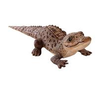 Temeemeg Alligator Plush Toy, 39.4 Inch Large Jumbo Crocodile Stuffed Animal, Lifelike Soft Plushie for Boys Girls Kids Room Decor Brown..