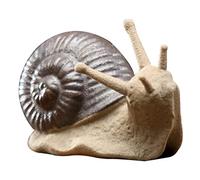 Temeemeg Ceramic Snail Decoration Mini Cute Snail Ornaments for Garden Micro Landscape Figurine Ornaments for Indoor Outdoor Garden Decor 1.57x3.23x1.73 inch Style6..