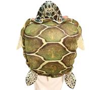 Temeemeg Giant Wearable Turtle Shells Pillow - Soft Plush Sea Turtle Costume for Kids & Adults, Fun Performance Prop 60CM..