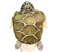 Temeemeg Giant Wearable Turtle Shells Pillow - Soft Plush Sea Turtle Costume for Kids & Adults, Fun Performance Prop 60CM.