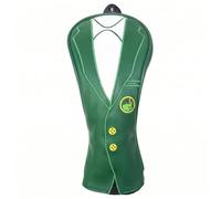 Temeemeg Golf Club Cover Masters Headcover With Clear Number Labels Green White Suit-style Golf 5 Wood Cover Premium Synthetic Material