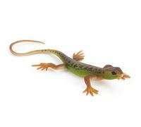 Temeemeg Lizard Toy, Realistic Green Toy Lizard, 5 Inch Detailed Reptile Figure for Kids, Educational Animal Toys for Learning and Imaginative Play.