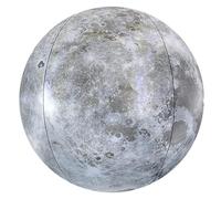 Temeemeg Moon Ball 16in Remote Control Floating Pool Lights for Outdoor Decoration Inflatable Glowing Moon Light for Patio, Garden, Pool Party (Grey).