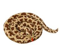Temeemeg Snake Stuffed Animal 74.8'' Long Python Snake Plush Lifelike Stuffed Toy Soft Plush Snakes for April Fool Day Prank Props Brown..