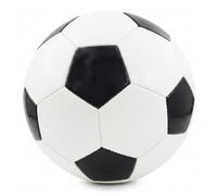Temeemeg Soccer Balls Size 5, 1 Pack Soccer Ball Size 5, Thickened Pvc/pu, Air-locked Valve, For Training & Matches, Black And White