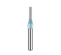 Temhyu 1/4 Shank TCT Straight Router Bits For MDF Wood Woodworking Carving Milling Cutter Engraving Carbide CNC Tools End Mill(6.35x4x15)