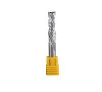 Temhyu 10Pcs 3.175 4 6mm Shank UP DOWN Cut Two Flutes Spiral Carbide Mill Tool Cutters For CNC Router Compression Wood End Mill Cutter Bits(10Pcs 3.175x22x45L)