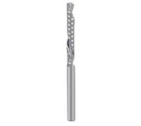 Temhyu 10Pcs 3.175mm 4mm 5mm 6mm Shank Left Spiral Milling Cutter Down Cut One Flute Router Bit CNC End Mill Carbide Milling Cutter(10P 8x17x55L)