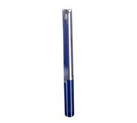 Temhyu 3.175/4/5/6/8mm Shank Tungsten Steel Two Flutes Straight Slot Milling Cutter Wood Cutter Router Bit Carbide CNC End Mill Tools(3.175x2.5x10x38L)