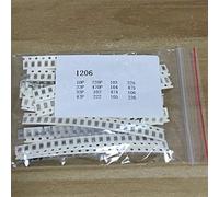 Temhyu Shuxiang-Capacitors 16values, 320pcs, 50V, 10PF-22UF, 1206 SMD Capacitor Assorted Kit, Samples Kit Capacitors