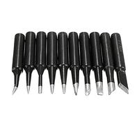 Temhyu Shuxiang-Soldering Tips 10Pcs Lead-free 900M-T Screwdriver Soldering Iron Tips Set, For 936/937/928 Station, Welding Head Rework Tool Kits Resistance To Oxidation