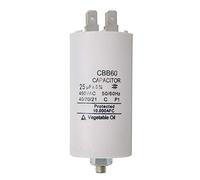 Temhyu Shuxiang-Starting Capacitor Universal 25uF Capacitor, CBB60 Motor Run Capacitors, Water Pump Starting Capasitor, 450V, AC Motors Capacitors
