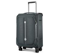 Temilla Carry On Luggage 22x14x9 Airline Approved, Softside Expandable Lightweight Travel Suitcase with Spinner Wheels, Grey, Checked-Medium 24 inch, Carry on Suitcase,softside Carry on Luggage