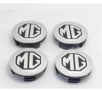 TEMKIN 4Pcs Car Hub Centre Caps for MG MG4 2022-2023 ABS coated with chrome Wheel Center Caps with logo Replacement Centre Protect Cover Styling Accessories,56MM