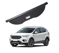 TEMKIN Car Rear Boot Trunk Cargo Covers Parcel Shelf for Ford KUGA 13-2019 Tail Box Partition Organizer Shelf Accessories, Carbon Fiber