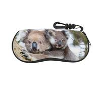 TEMKIN Koala Bear Zipper Soft Shell Anti-Collision Glasses Bag - Neoprene Portable Eye Box
