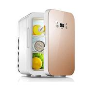 TEmkin Mini Fridge 12 L/8 Can, Car Refrigerator For Skincare, Cosmetics, Snacks, Quiet Portable Small Fridge AC/DC, Electric Cooler & Warmer For Bedrooms
