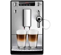 TEmkin Smart Coffee Machine, Home Automatic Pump Type Coffee Machine 2 In 1 Grinding Espresso Machine Milk Foam Maker (Black) (Silver)