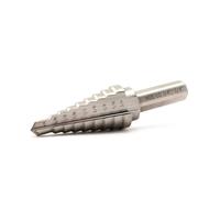 TEMO M35 Cobalt Double Flute Step Drill, 9 Size from 1/4 inch (6.4mm) to 3/4 inch (19mm), 3/8 inch (9.5mm) Shank
