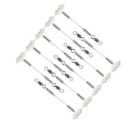 TEMOOUES 10pcs Gourd Balances Bracket Fishing Supply Glow Balances Bracket Swivels Connector Fishing Accessories Glow